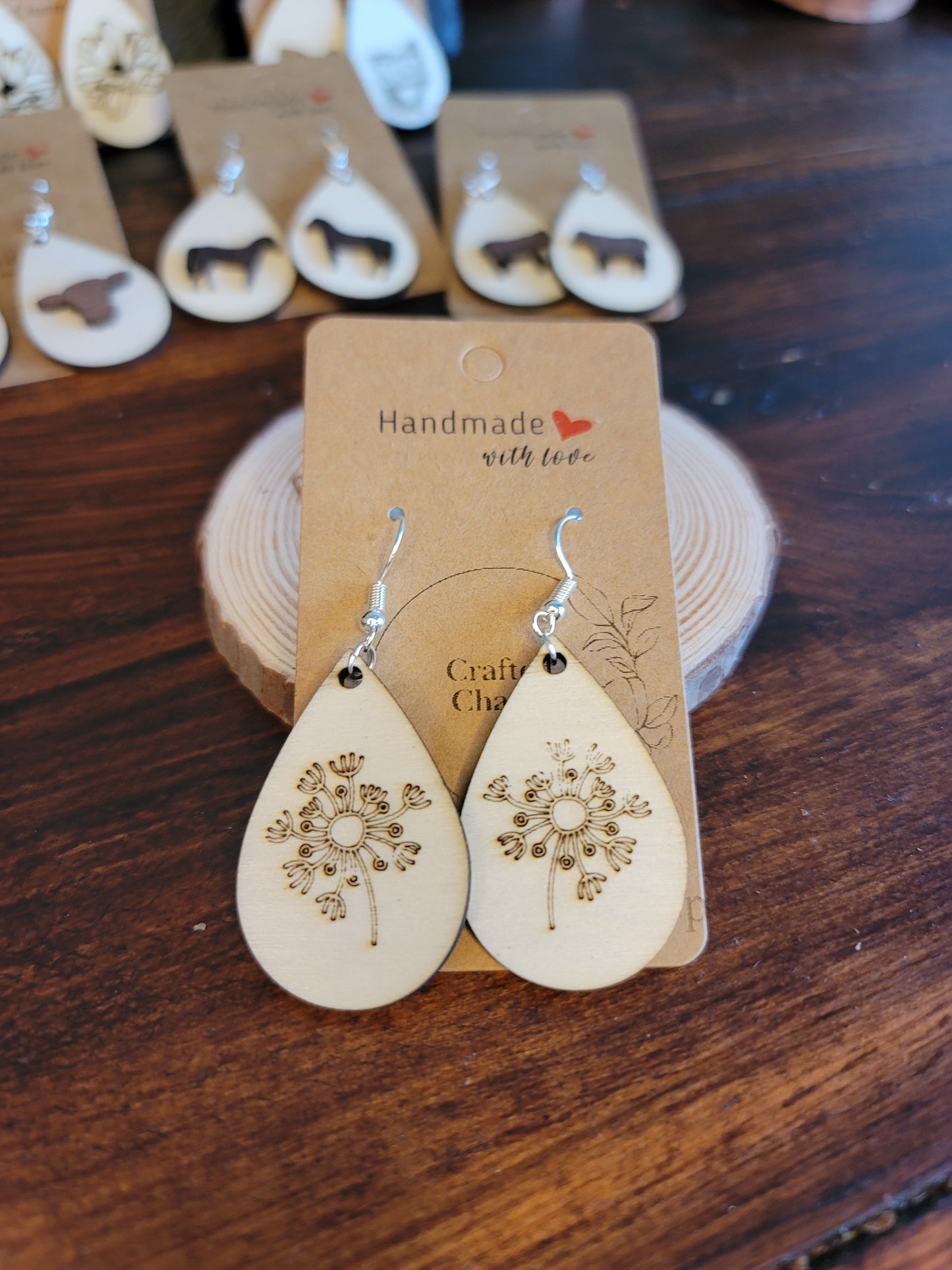 Wood Earrings