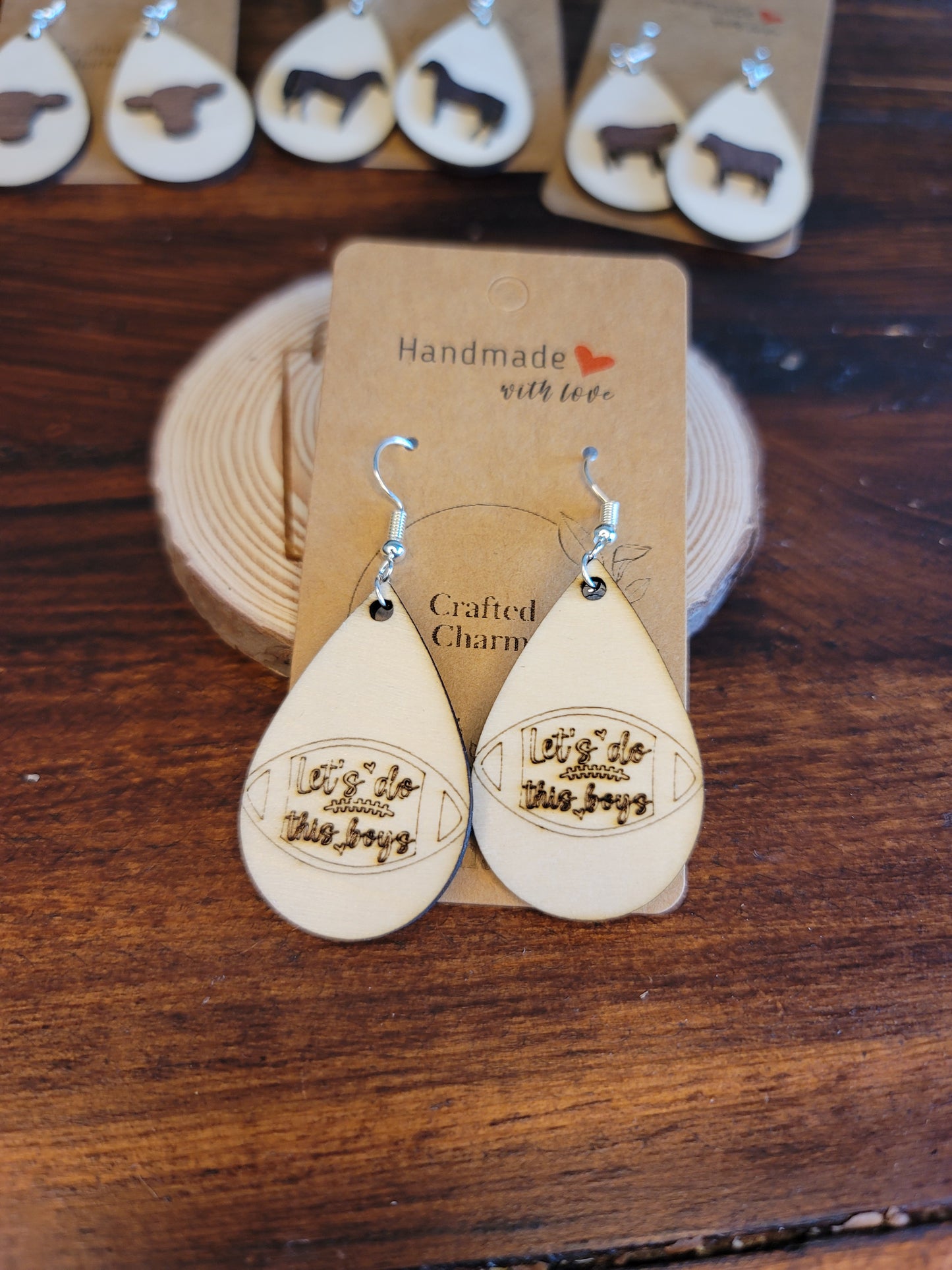 Wood Earrings