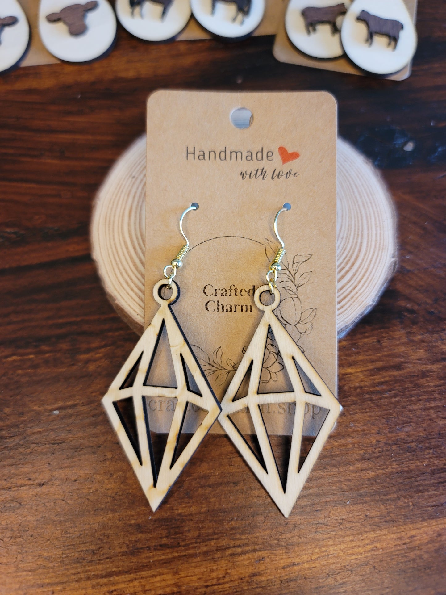 Wood Earrings