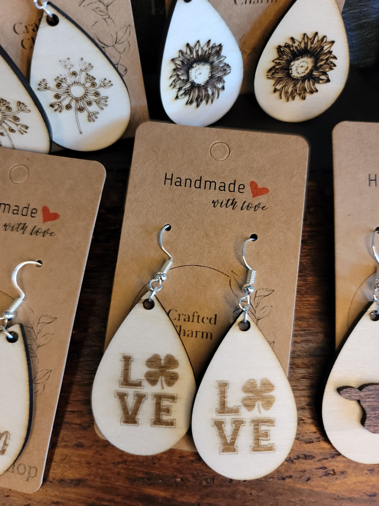 Wood Earrings