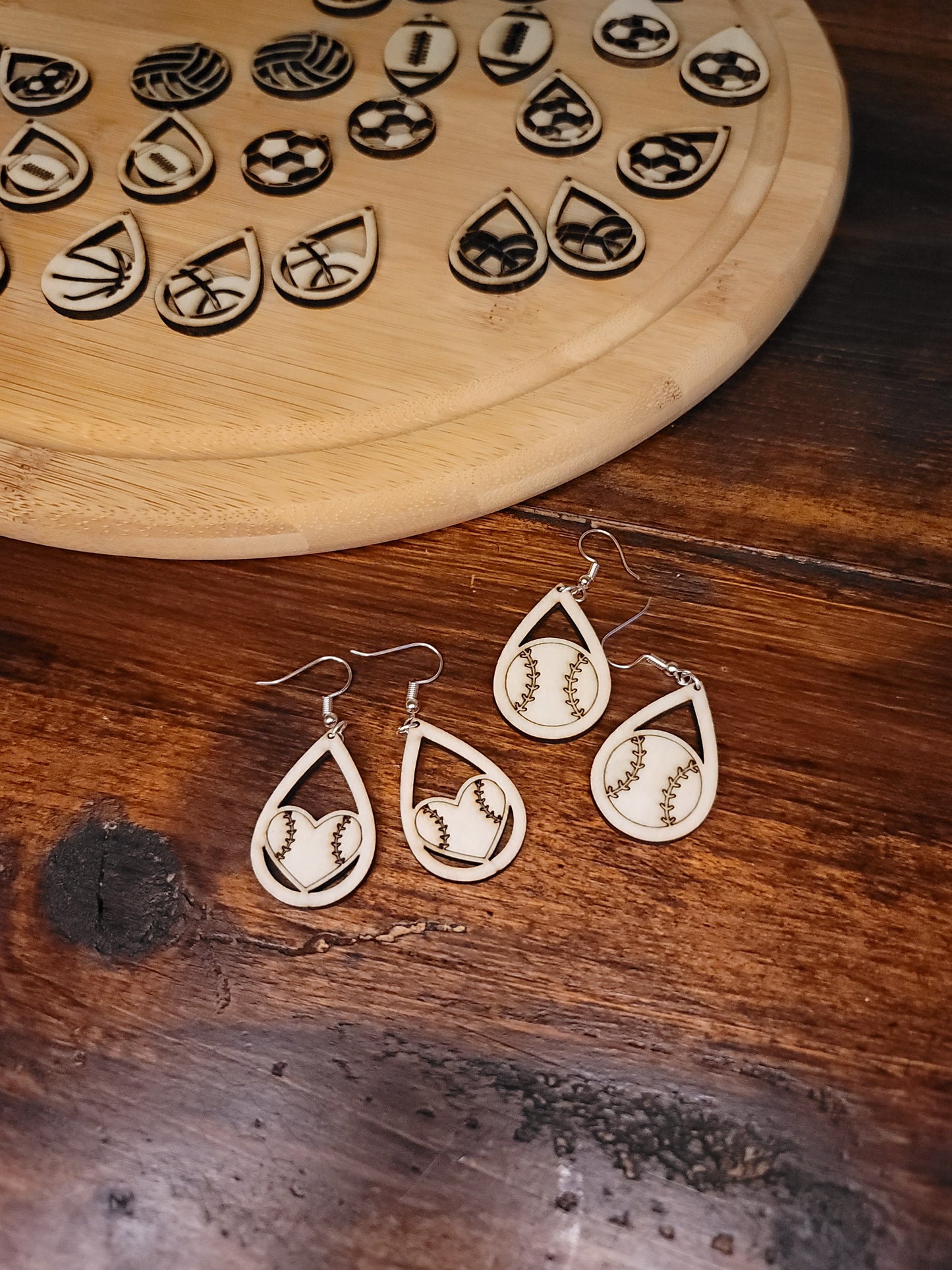 Wood Earrings