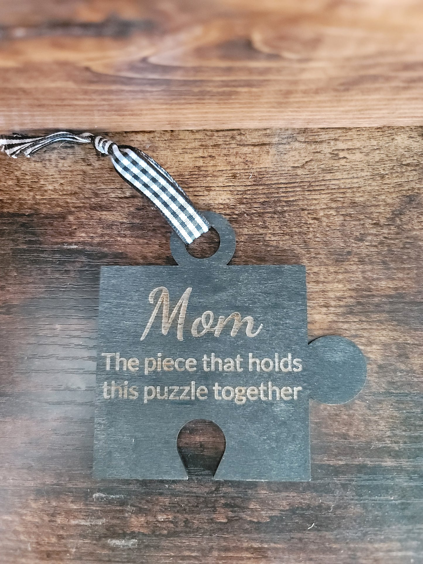Mom Puzzle Piece Ornament